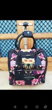 Ted Baker Floral Design Cabin Bag With Adjustable Carry Handle - Good Condition 