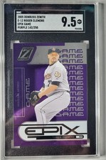 Roger Clemens 2005 Zenith Epix PURPLE  #142/250 SGC 9.5 Houston Astros