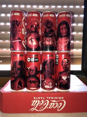 Star Wars Dosen Coca Cola Zero Neu Komplettsatz 