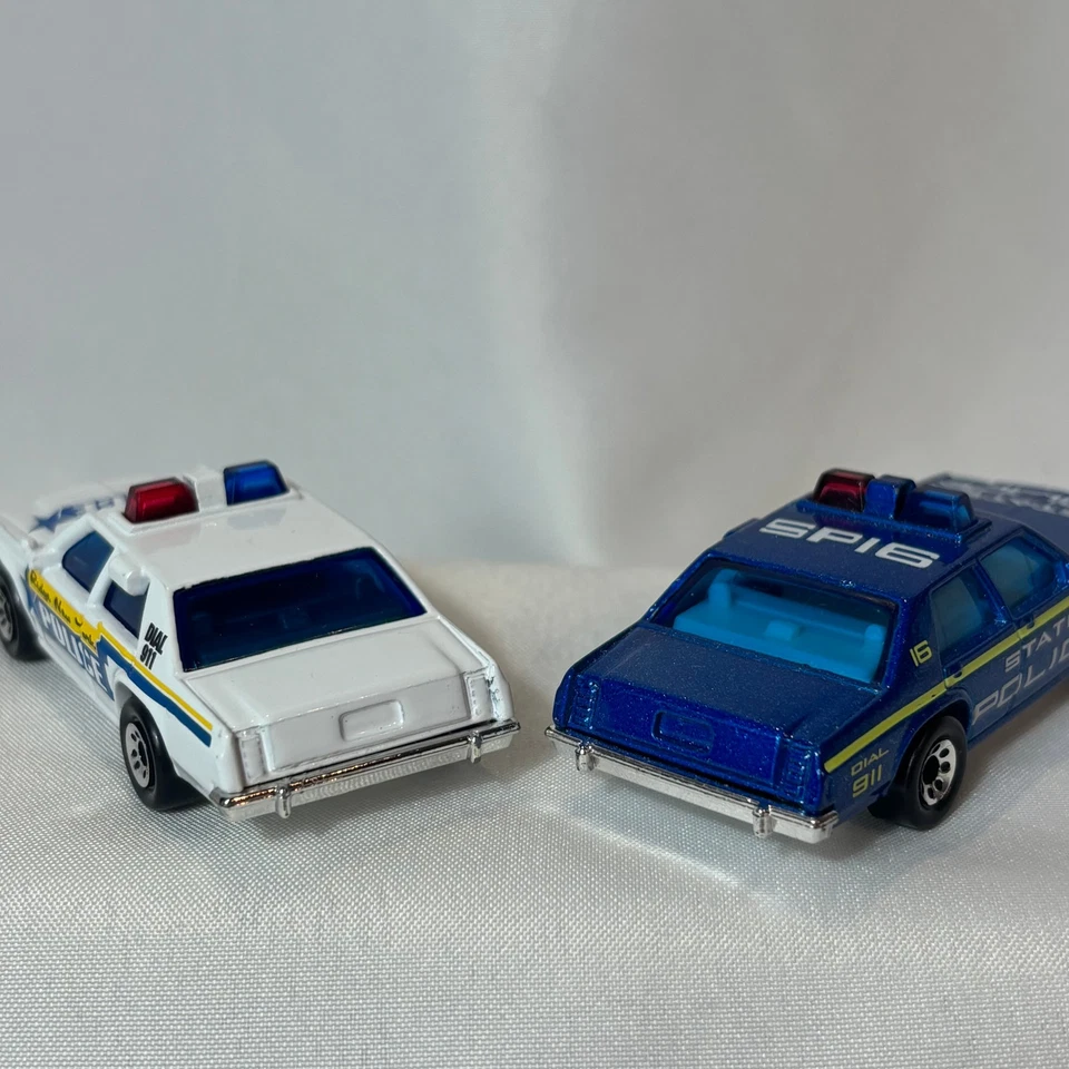 Coches de juguete Matchbox Police 1987 Ford LTD State Police SP16 y Ridge New York Foto 4 de 4