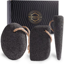 SAMEBUTECO Natural Volcanic Pumice Stone for Feet Pumice Cleaning Stone for Sole