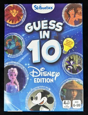 Skillmatics Guess In 10 Disney Edition, 2-6 Players, Ages 6-99 New
