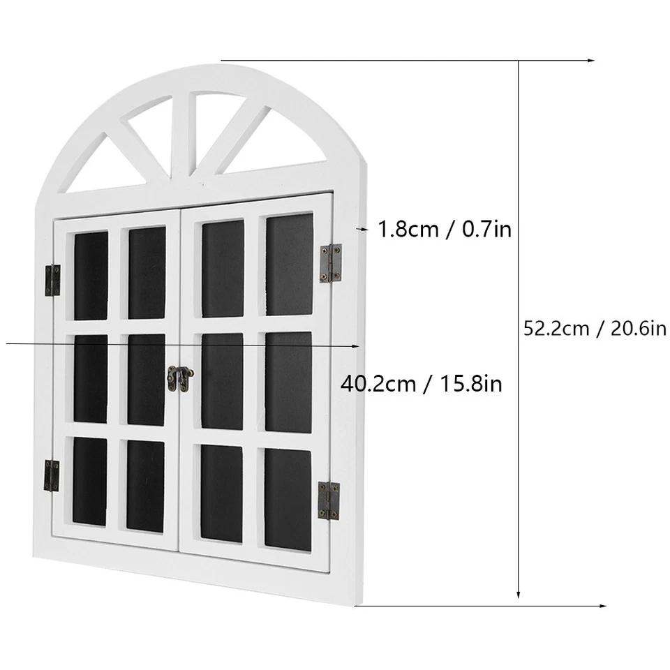 Wood Blinds Message Board Chalkboard Rustic Blank Window Wall Prompt Board - Image 3 of 4