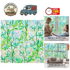 Luxury Stained Glass Privacy Film for Windows - Energy Efficient  Stylish