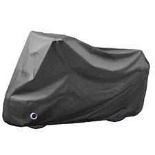 Motorcycle Cover Waterproof, Outdoor Motorbike Cover with Lock XXL - Black