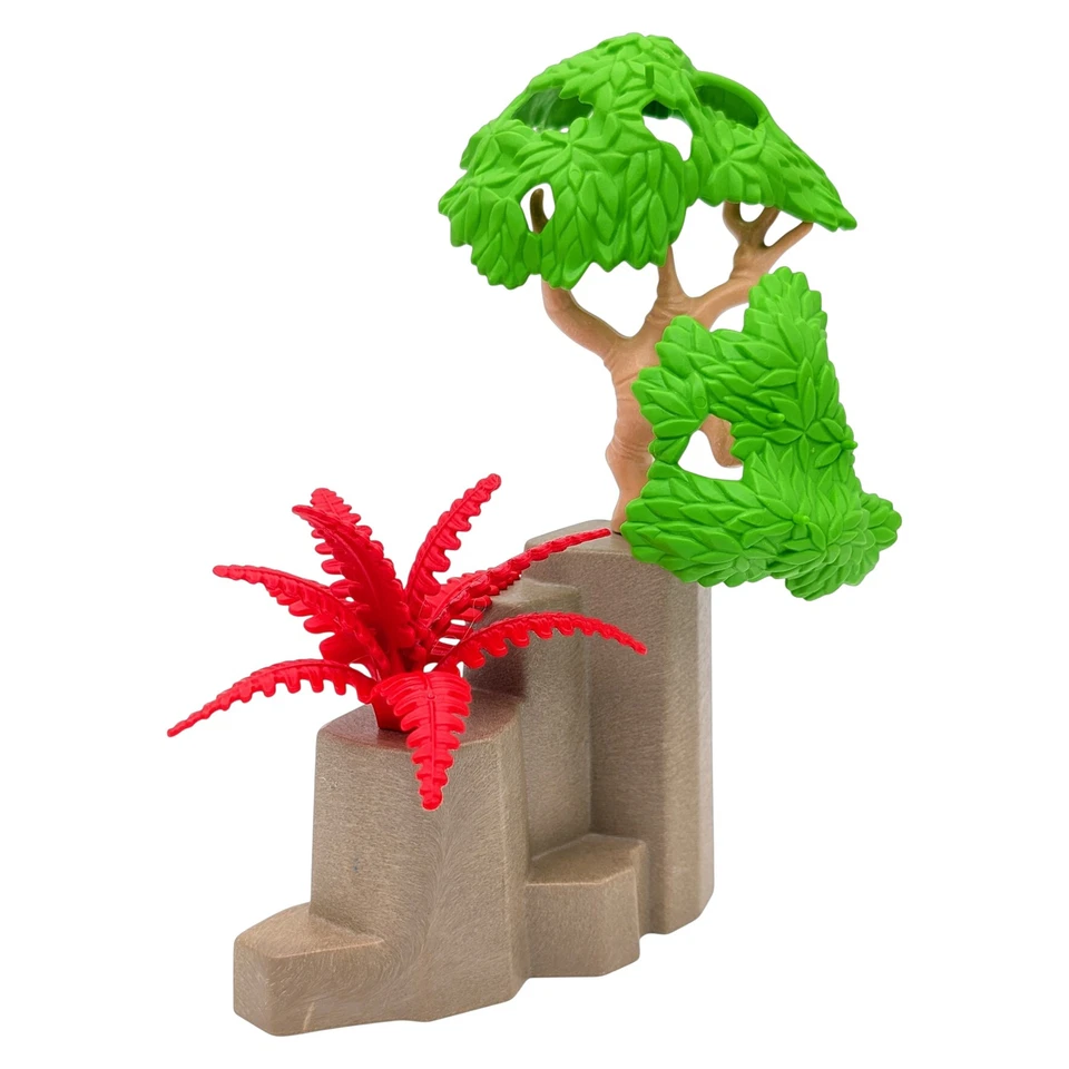 Playmobil großer grauer Felsen mit Baum für Waldvegetation - Bild 1 von 1
