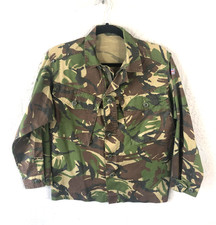 Vintage British Army Jacket Mens Medium Camo Combat Field Shirt 90s