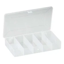 Plano Compartment Box with 7 compartments, Plastic, 1.13" H x 3-3/4 in W 3449-87