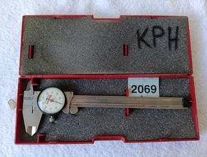 Starrett Caliper 120A USA 6" White Face .001" Made In USA