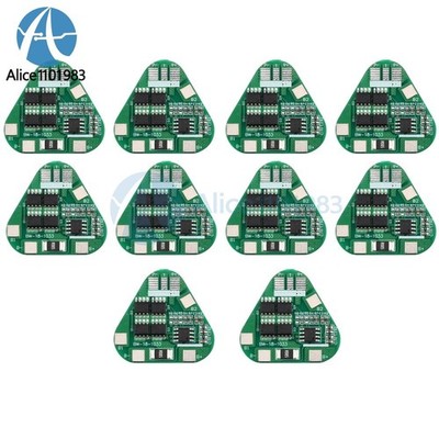 10PCS 3S Li-ion Li-ion   Protection Board 3 Cell PCB 10.8V 11.1V 12V 4A *gb