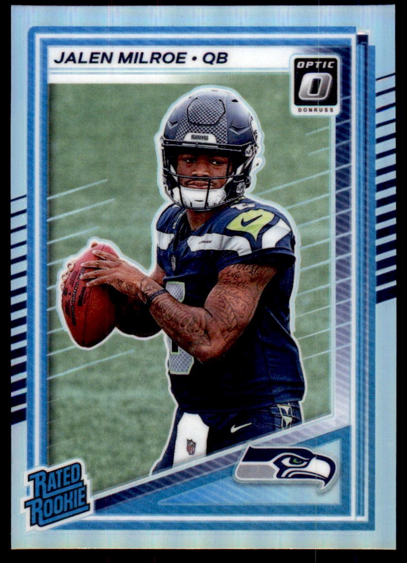 2025 Donruss Optic #253 Jalen Milroe Holo Rookie