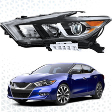 Headlight Assembly Fit for Nissan Maxima 2016 2017 2018 Halogen Model Driver Lef