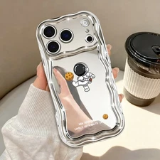 Shockproof Case For iPhone 17 Pro Max 16 15 14 13 12 Astronaut Patterned Cover