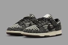 Nike Dunk Low Harris Tweed Black Multi HQ5036-901 Size 11W + $20 Discount!