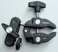 ULANZI Super Clamp Double Ballhead Camera and Phone Tripod Mount ST-07