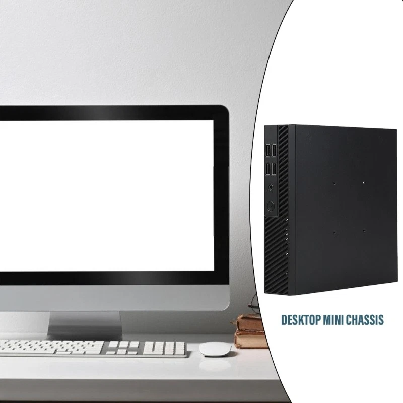 ITX Computer Case Server Chassis Gaming Power Supply Simple to Use DX01 Industry - Image 2 of 4