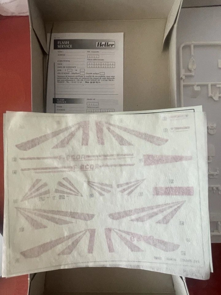 HELLER 1:50 PLASTIC MODEL KIT STAMPE SV 4 #80406   #118 - Immagine 4 di 4