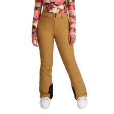 Obermeyer Malta Snow Pant Women's Brown Insulated Waterproof Straight Leg JAX370