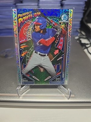 2024 Bowman - Mega Box Chrome Prospect Power-Up James Wood #PP-14 (RC)