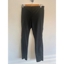 H&M Black Coated Leggings - Size 10
