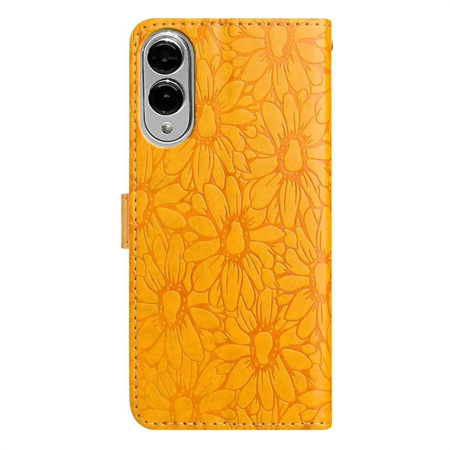 For ZTE Blade A53 Pro A34 A54 A33S Daisy Leather Wallet Case Phone Case Cover - Image 3 of 4