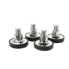 4X Piatti in Gomma Piatti Girevoli Piatti Portanti per Sollevatore Supporto Girevole