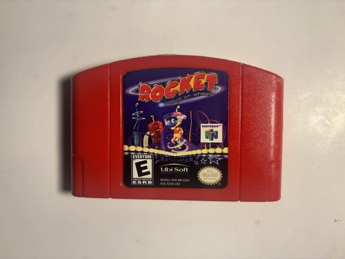N64 Nintendo 64 Rocket: Robot on Wheels Cartridge Authentic