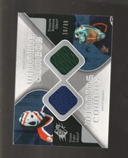2007-08 UD SPX WINNING COMBOS DUAL JERSEY GRANT FUHR / DWAYNE ROLOSON 10/99