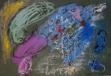 Marc CHAGALL: The Paradise - Signed Lithograph