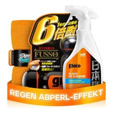 Soft99 Ultra Glaco Glasversiegelung Auto Scheiben Glas Langzeit Versiegelung Set