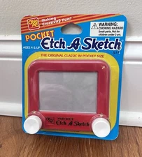 Etch A Sketch Pocket Size Classic Game Ohio Art Company 1993  Vtg 515 Model