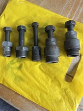 VARIOUS OLD FLYWHEEL/CLUTCH ETC PULLING TOOLS USED