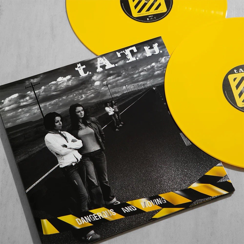 t.A.T.u DANGEROUS AND MOVING DELUXE EDITION CAUTION YELLOW 2LP NEW