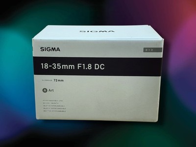 Sigma 18-35mm F1.8 Art DC HSM Black Lens for Nikon Cameras