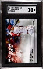 2019 Topps Stadium Club PZ-1 Shohei Ohtani POWER ZONE SGC 10 GEM MINT