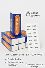 Lot of 25 New Vacuum Tube Boxes for 12AX7 12AU7 ECC83 etc. Storage / Protective