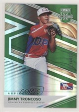 2020 Panini Elite Extra Edition Aspirations Green /499 Jimmy Troncoso #177 00gy