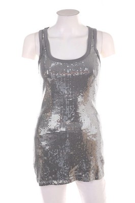 2b bebe Top Pailletten M Metalltöne