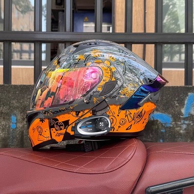 Modular Motorcycle Bluetooth Helmet Built-in Intercom Headset Video Recorder DOT