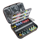 USA GEAR XL Hard Shell Dart Case, Dart Holder for 15 Darts & Accessories - Black