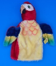 Original Steiff vintage 1960s 'Parrot' mohair glove puppet - great condition