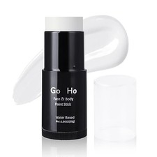 Go Ho White Face Paint,Washable Formula Face Paint Stick,Non-toxic Full-coverage