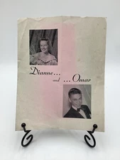 Vintage Concert Program-Dianne Andrew’s & Clair Omar Musser II/Dewhirst