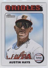 2024 Topps Heritage Short Print White Border Austin Hays #13 16kt