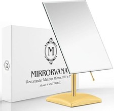 Gold Large Free Standing Mirror for Bathroom Countertop