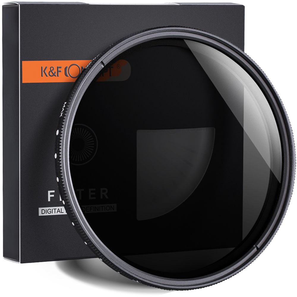 K&F Concept Variable Fader ND2-ND400 Filter 37mm
