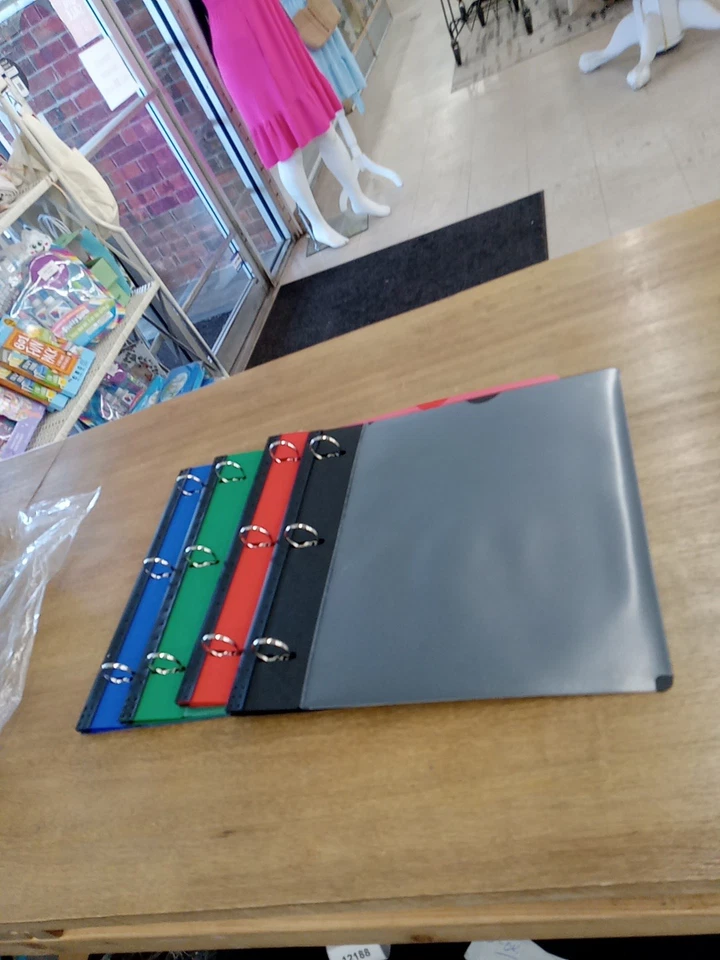 1"telescoping 3ring Binder 4pk,assorted Colors - Image 3 of 4