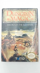 Dungeon Magic: Sword of the Elements &ndash; Vintage NES Game (1990) | Complete in Box