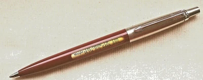 EXTREM RARE PARKER JOTTER " WINDOW " in WINERED , ca. 1970 ! ! - Bild 1 von 2