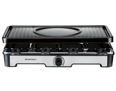 SILVERCREST(HOYER HANDEL GMBH) Silvercrest Raclette Grillplatte Raclettegrill Kleingrill Grill SRGF 1400 A2